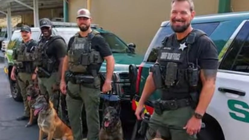 Four Alachua County Sheriff's Office K