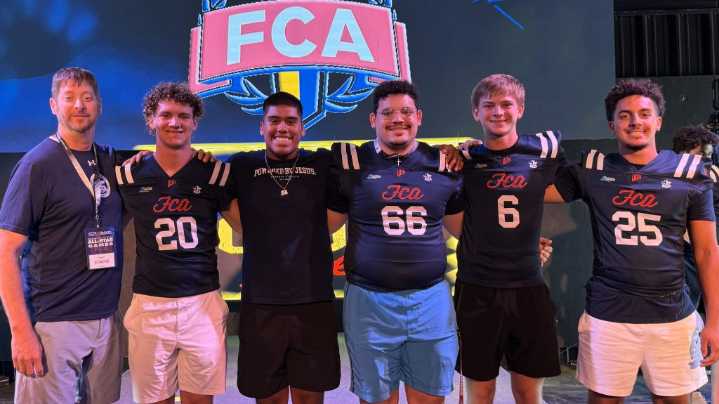 Five Brownwood Lions honored at FCA Football All