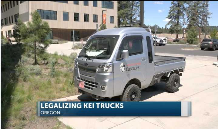 State Senator Broadman proposes legalizing small Kei trucks in Oregon; Bend mechanic voices safety concerns