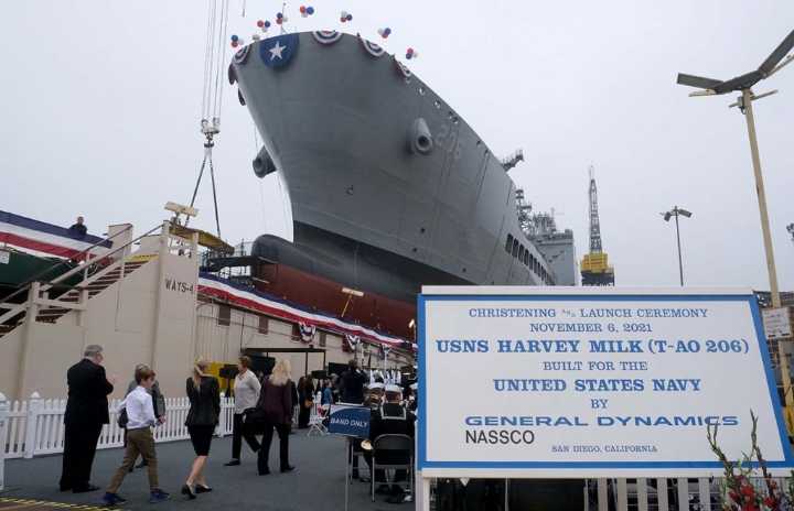 Democrats balk at Hegseth’s order to strip Harvey Milk’s name from NASSCO ship