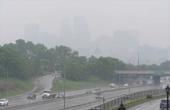 Humo de los incendios forestales en Canadá genera alerta sobre calidad del aire en el centro y este de Nebraska