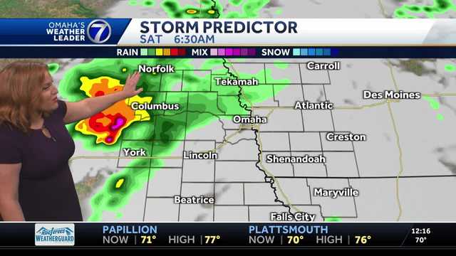 Cloudy, mild Friday afternoon for Omaha