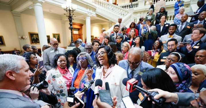 Georgia GOP wants voters to remember Democrats' walkout on transgender bill