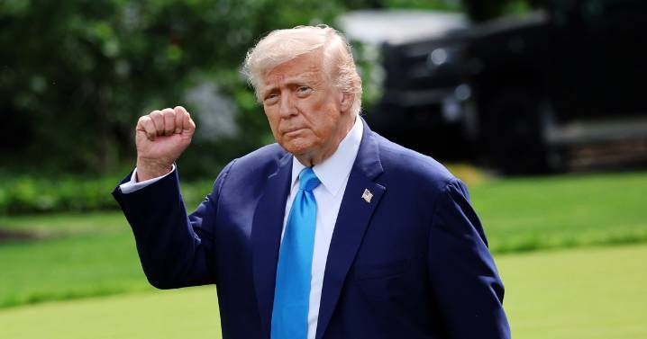 Trump warns that military parade protesters will face 'very heavy force'