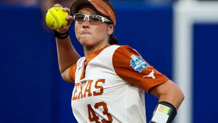 Texas softball: Women's College World Series vs Texas Tech will have weather delay
