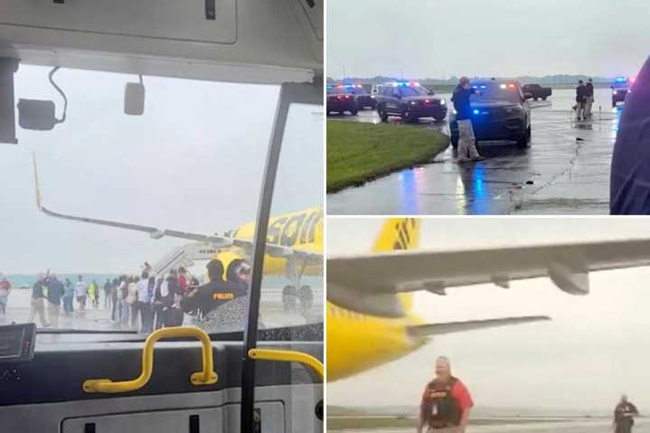 LA-bound Spirit Airlines flight evacuated over bomb threat in Detroit