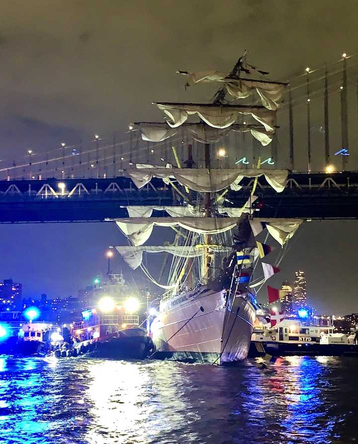 Mexican Navy ship Cuauhtémoc to be towed to Brooklyn Navy Yard