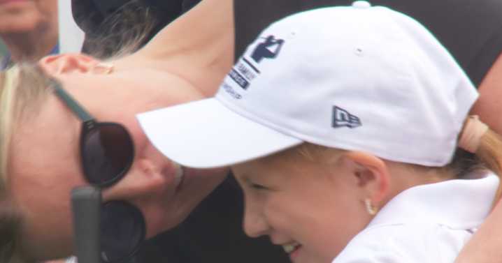 8-year-old cancer survivor opens 2025 AmFam Championship with first tee shot