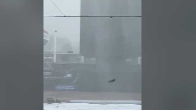 Kansas City weather: Storm debris scattered at Arrowhead and Kauffman Stadiums