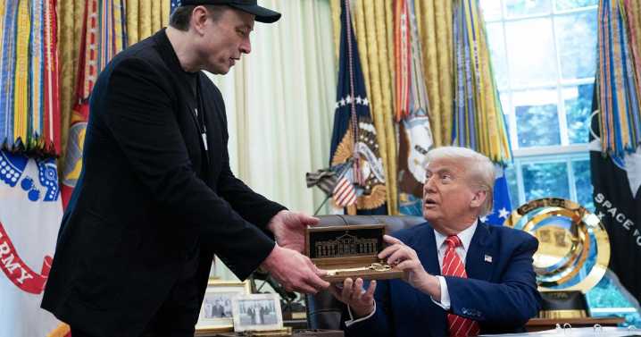 ‘Have a nice day, DJT!’: Trump’s breakup with Musk devolves into a war of insults