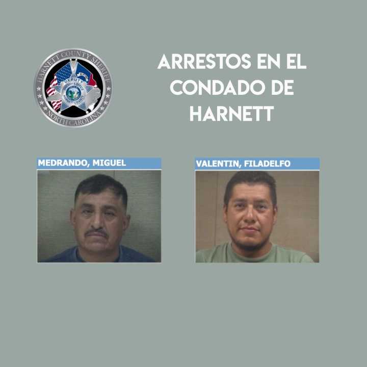 Detenciones en Harnett: licencias, sustancias y violencia doméstica