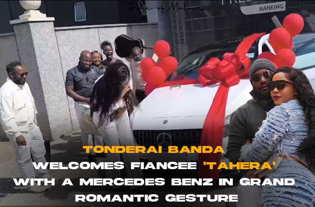 Tonderai Banda Welcomes Fiancée with a Mercedes Benz in Grand Romantic Gesture