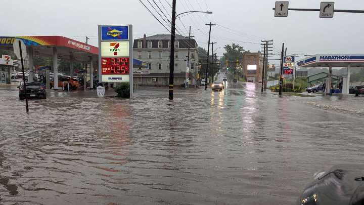 Severe thunderstorm causes flooding in Butler