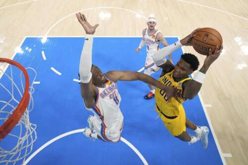 NBA Finals: Haliburton caps huge rally with winning jumper as Pacers stun Thunder 111