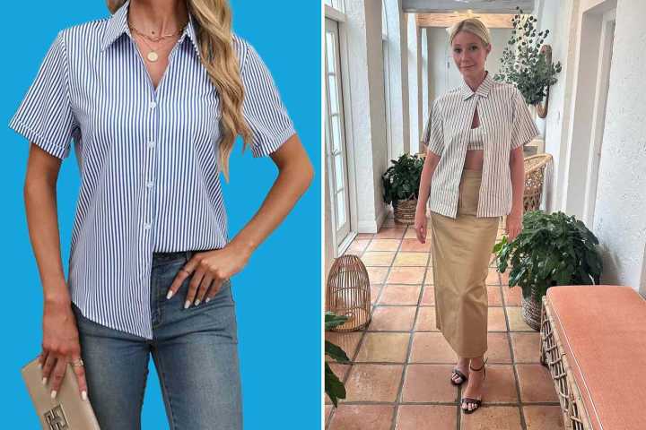 Gwyneth Paltrow’s Short-Sleeve Button-Down Has Lookalikes from $12
