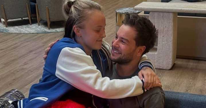 JoJo Siwa shares sweet Chris Hughes update after admitting romance is not 'platonic'