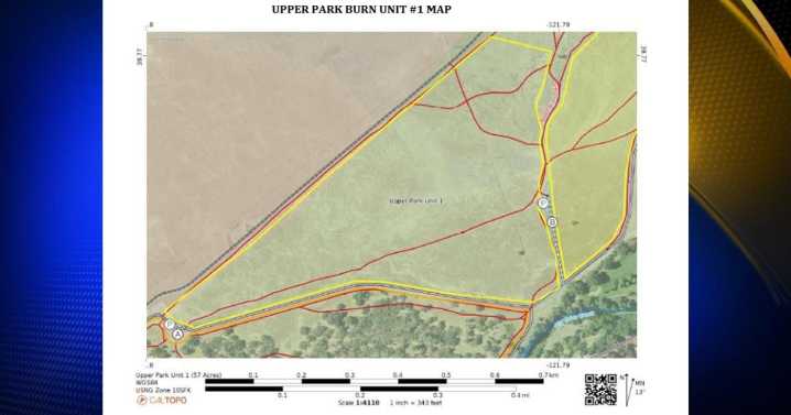 Prescribed burn set for Middle Bidwell Park in Chico on Thursday