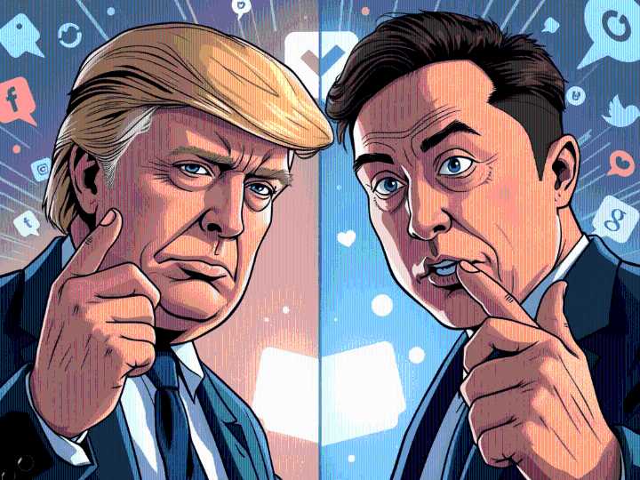 Feud Between Trump and Musk Blows Up on Social Media