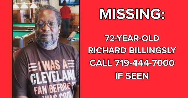 72-year-old man reported missing overnight in Colorado Springs