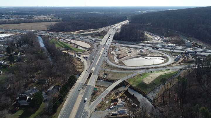 Newark-area ramps from I-95 south to Route 896 now open to traffic