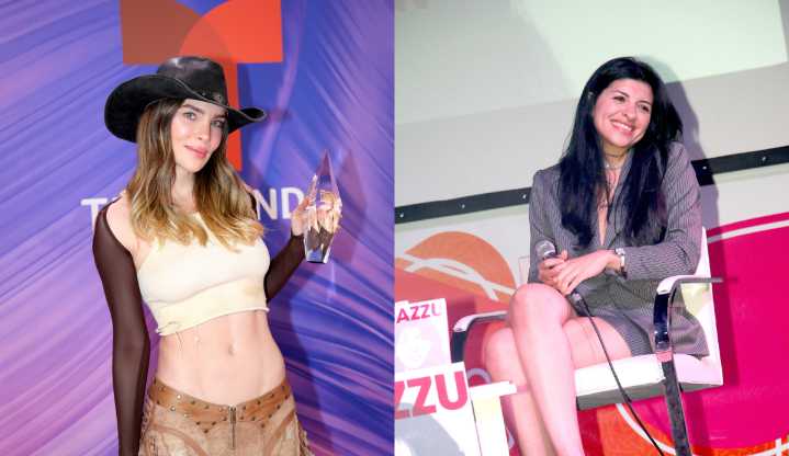 Belinda celebra el éxito de la gira de Cazzu en México