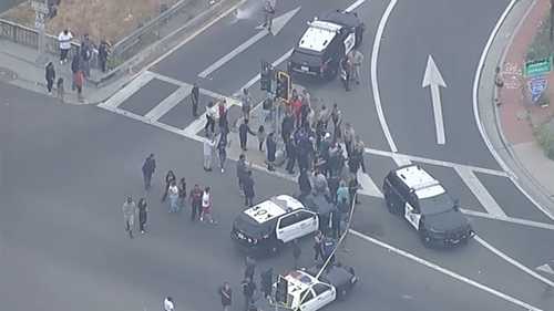 Protesters, federal agents clash after ICE raid in Paramount in Southern California: WATCH LIVE