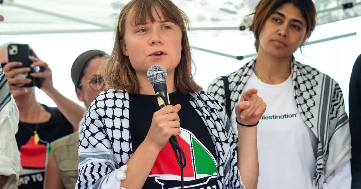 Greta Thunberg detained as aid boat Madleen halted by Israeli forces