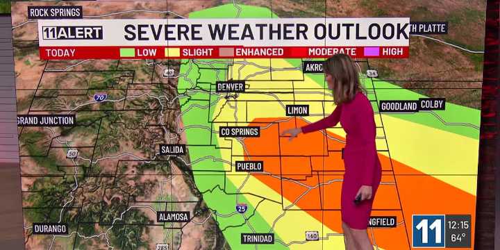Tracking another day of strong to severe weather for southern Colorado