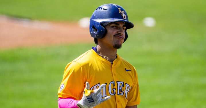 Watch: LSU's Steven Milam hits 1st career grand slam in Game 1 vs. West Virginia