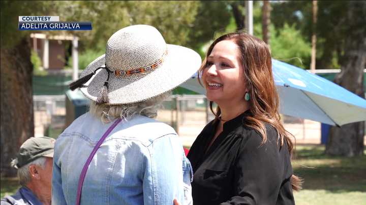 Adelita Grijalva visits Yuma on congressional campaign trail
