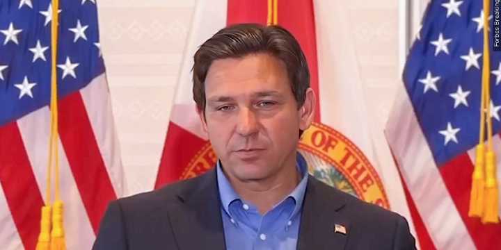 Governor DeSantis speaking in Port Charlotte