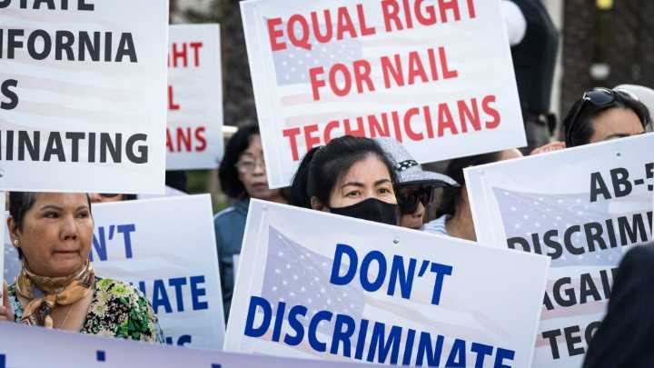 Southern California nail salons sue the state, alleging labor law is racially discriminatory