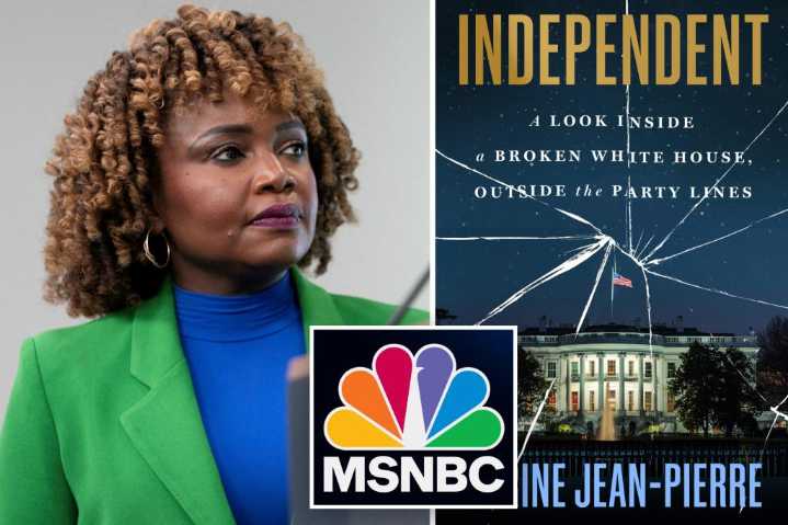 MSNBC silent on fallout from Karine Jean-Pierre's White House memoir