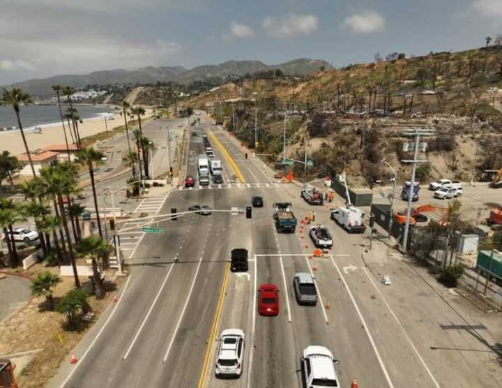 Lane Closures Return to PCH in Malibu for Fire Recovery and Emergency Repairs