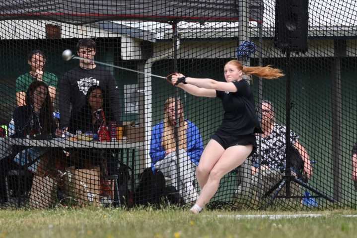 King’s Kimberly Beard wins state hammer throw title