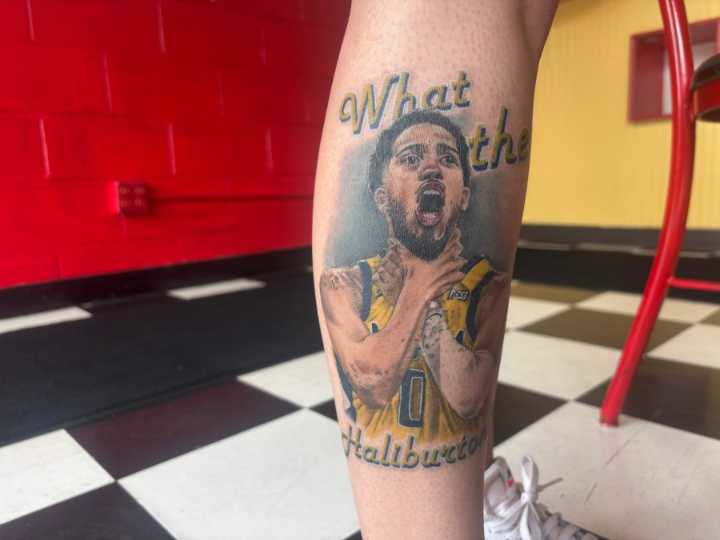 Two Indianapolis women go viral for Tyrese Haliburton tattoo