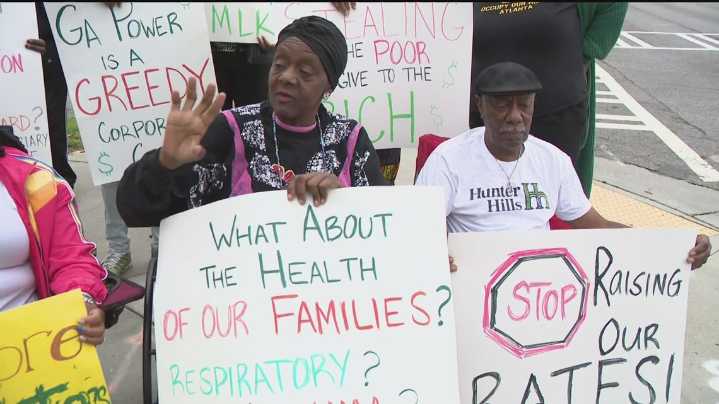 Vine City protests Georgia Power's plans