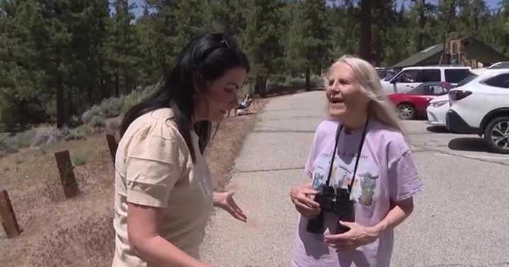 Big Bear eaglet takes flight from nest