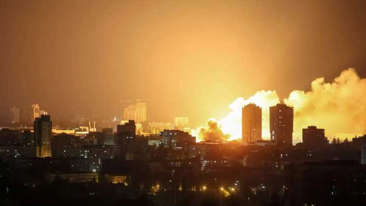 Russia bombs Kyiv killing four & injuring dozens in missile & drone blitz as Putin plots revenge for Op Spiderweb