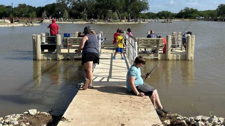 Kiwanis Club of Brownwood holds 10th Kids Fish Event at Early Town Center