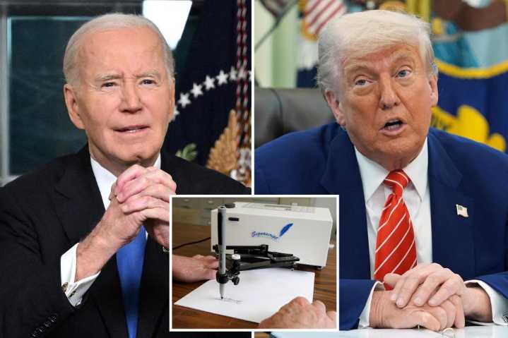Trump orders investigation into 'increasingly apparent' cover up of Biden’s mental decline and aides use of autopen