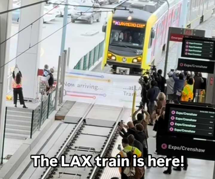 LAX Light Rail Station Finally Opens