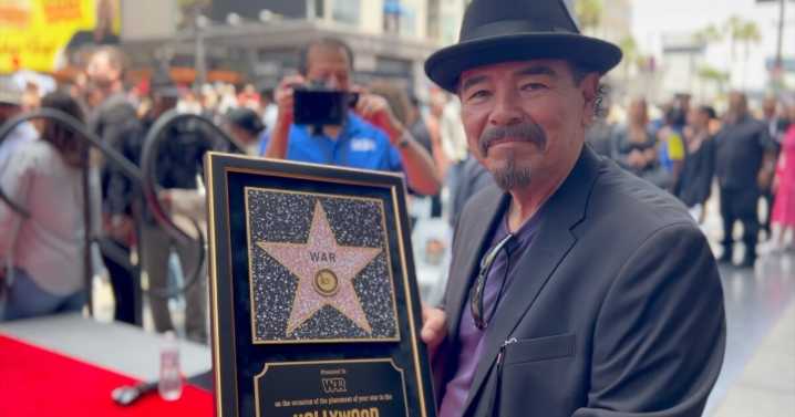 War receives a star on Hollywood Walk of Fame including a member from Lamont