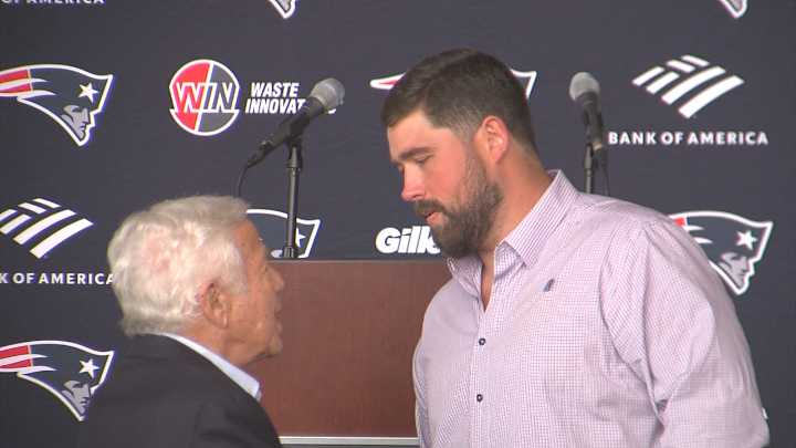 Patriots Center David Andrews Officially Retires In Emotional Ceremony Monday