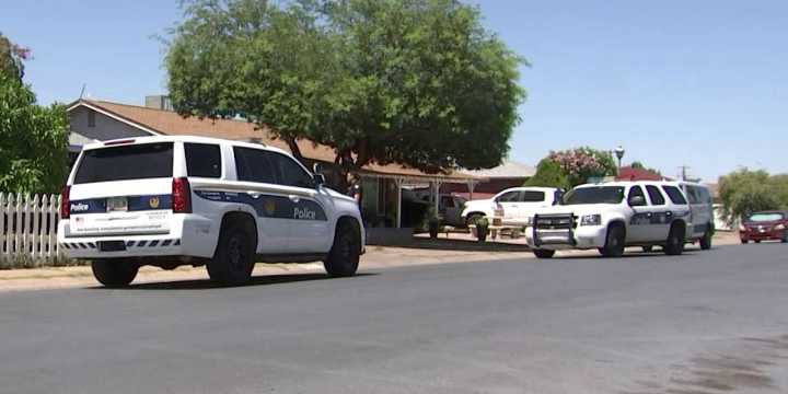 Man hospitalized, says he was shot by intruder at Phoenix home