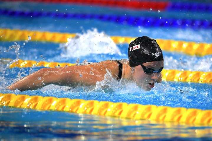 Summer McIntosh destroys world record at Canadian Trials