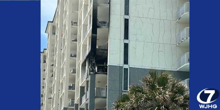 Firefighters respond to condo fire in PCB