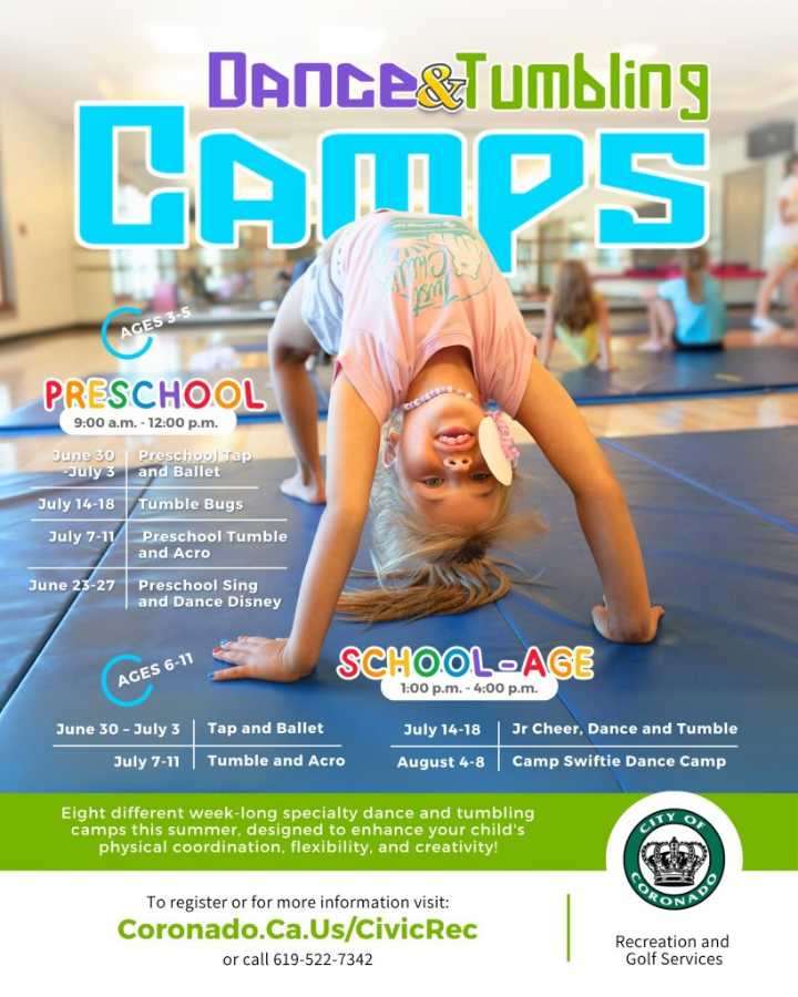 Coronado’s Summer Dance & Tumbling Camps: High-Energy Fun for Boys and Girls