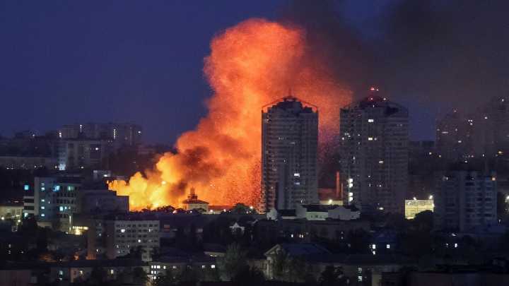 Three Killed, 49 Wounded in Intense Russian Air Attacks on Ukraine