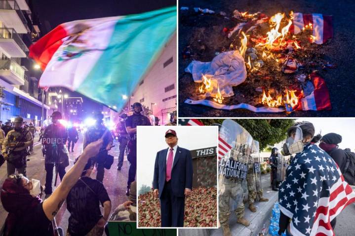 Trump vows to ‘liberate Los Angeles' – slams ‘Third World lawlessness’ and ‘rioters bearing foreign flags’ in speech to US troops 